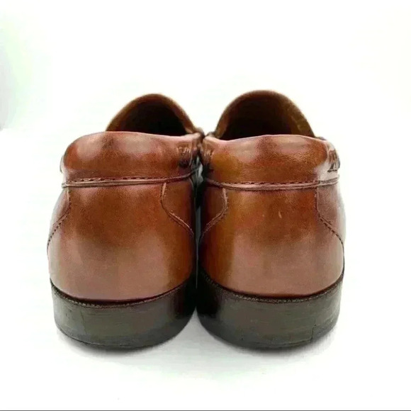 Allen Edmonds Carthage mens tassel loafers size 7.5 D brown leather main image 9
